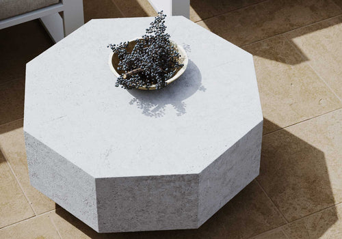 Gemma M Sıze Concrete Grey Coffee Table