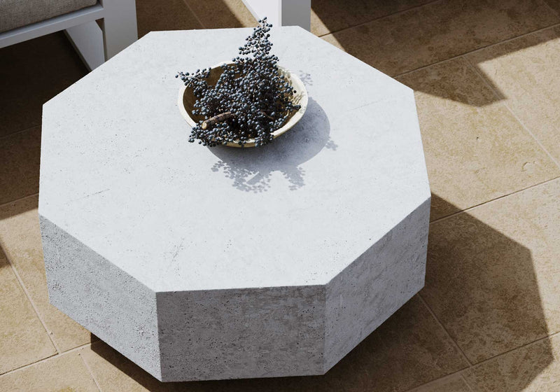 Gemma M Sıze Concrete Grey Coffee Table